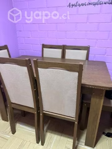 Comedor 6 sillas como nuevo - Imagen 4