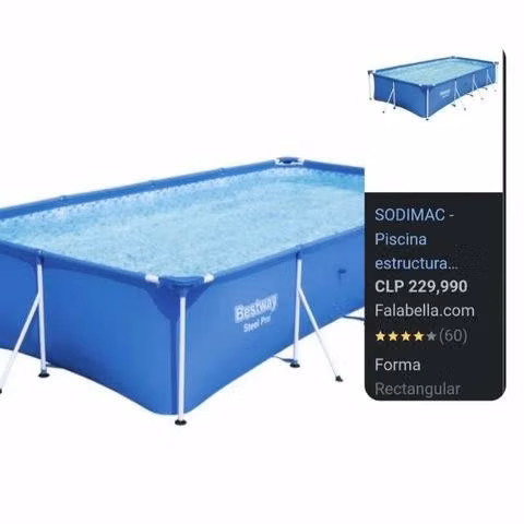Piscina bestway 4,5x2,2x0,84