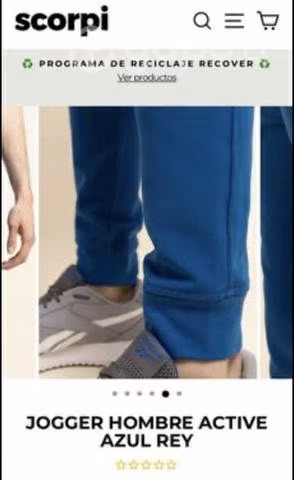 Jogger scorpi talla M nuevo