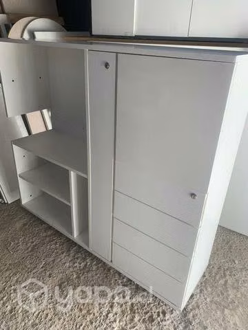 Estante con cajonera y repisas