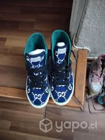Zapatillas Gucci 1977 azules especiales - Imagen 2
