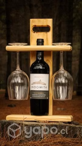 Porta botella, vino y copas - Imagen 5