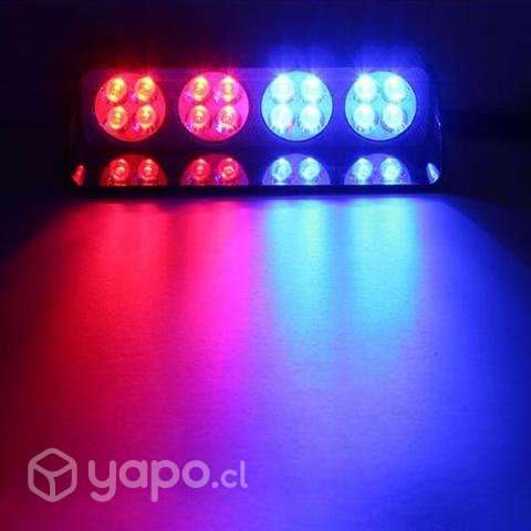 Baliza Led Strobo 24 Led Luz Rojo-azul - Imagen 4
