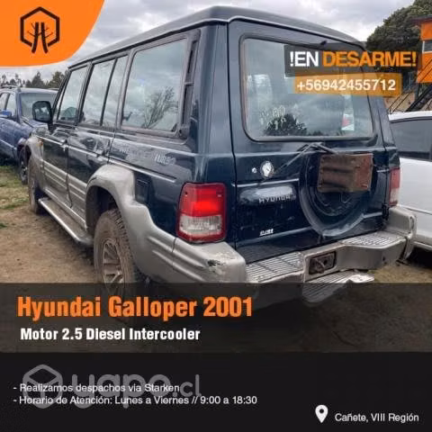 Tapa valvula hyundai galloper 2001