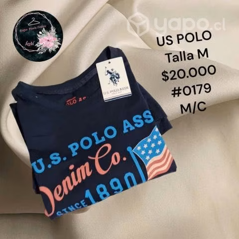 Polera hombre US Polo manga corta