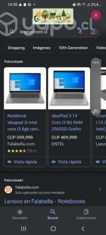 Notebook lenovo intercore i3 - Imagen 2