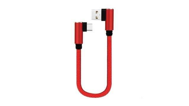 Cable Corto Usb A Tipo-c 90º L 25cm Carga Rapida - Imagen 5