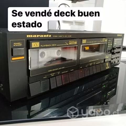Equipo deck audio parlante