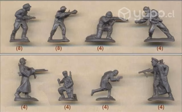 Maqueta Infantería Del Volkssturm Alemán, Parte 2