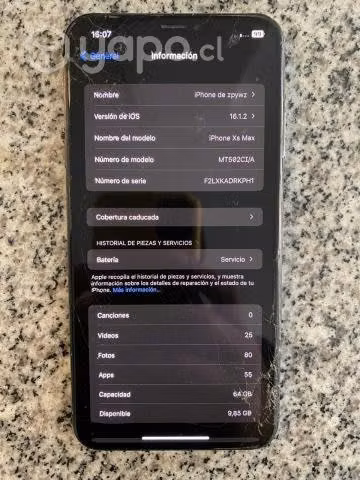 IPhone XS Max dañado - Imagen 5