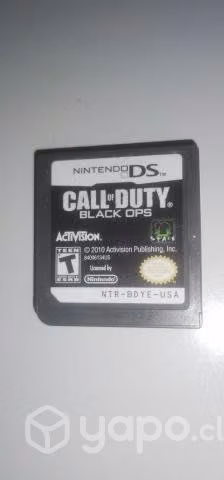 Juego nintendo DS Call Of Duty Black Ops