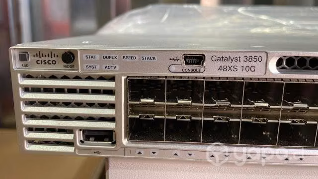 Switch capa L3 Catalyst 3850, 48 puertos de fibra