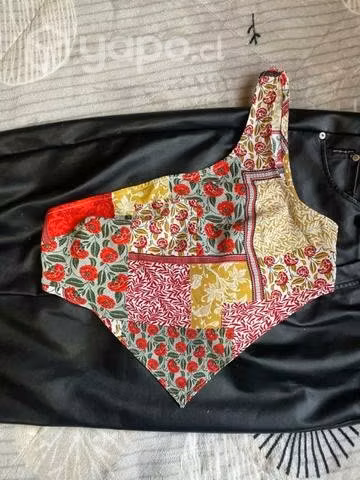 Peto shein irregular estampado