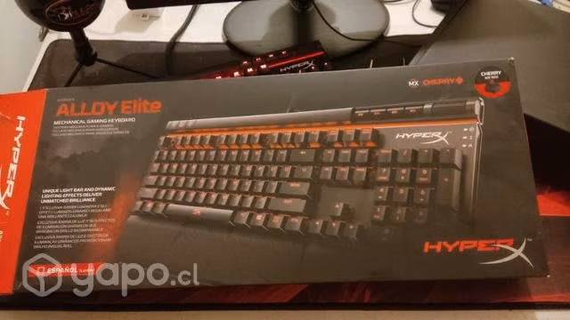Teclado hyperx alloy elite red cherry mx - Imagen 2