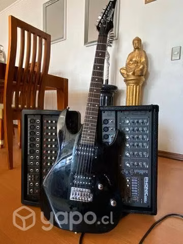 Guitarra eléctrica y power mix mb100 - Imagen 2