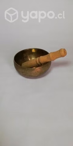Cuenco metal con baqueta