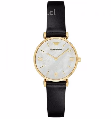 Reloj Mujer Emporio Armani Ar1910 Cuero Negro
