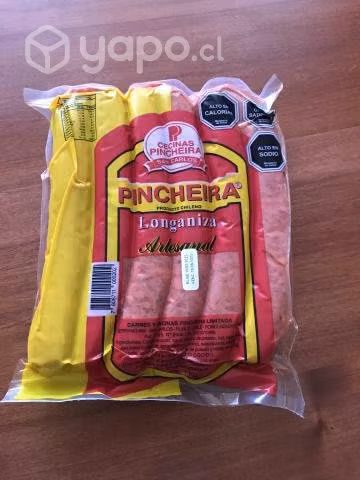 Longanizas Pincheira al vacio 1 kg