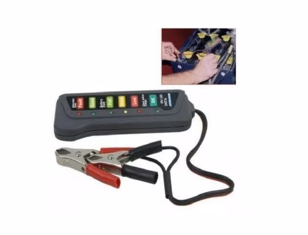 Tester Para Baterias Alternador 12v Autos Motos - Imagen 2