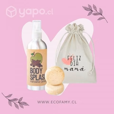 Set jabon barra 100%natural +body splash