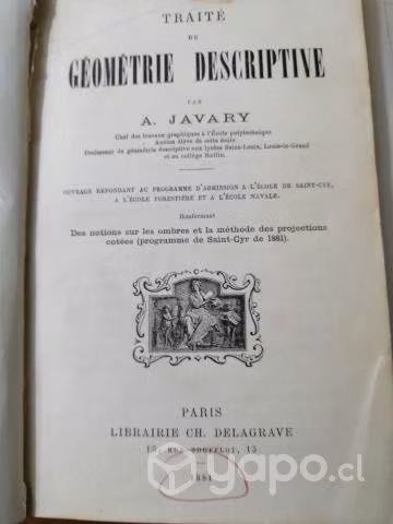 GEOMETRIE DESCRIPTIVE de A. JAVARY