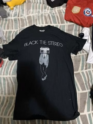 Polera Negra Black The Stereo M