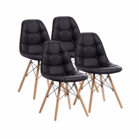Pack 4 Sillas comedor BUCKLE
