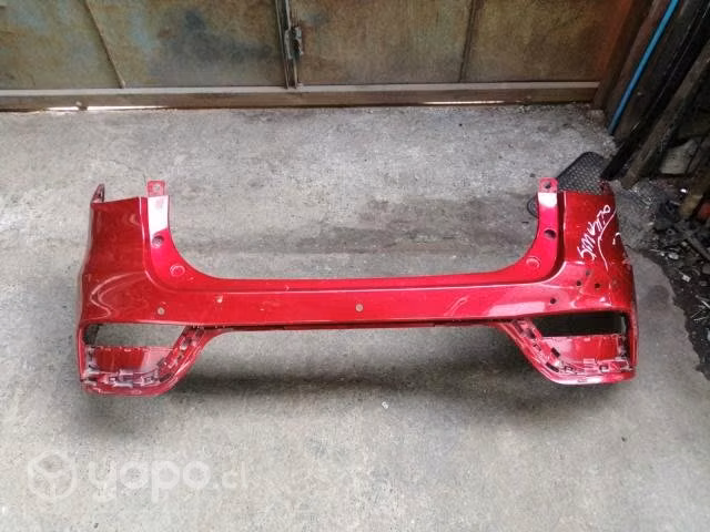 Parachoque trasero mg zs rojo original