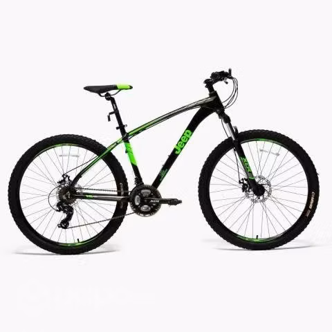 Bicicleta Jeep Vesubio Negro Verde Aro 27