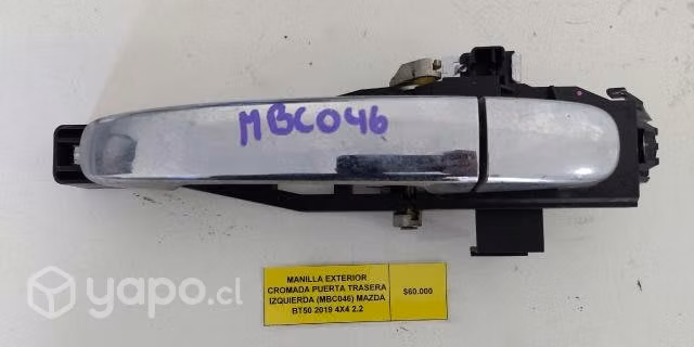 Manilla Ext Cromad pta tra izq (MBC046) Mazda BT50