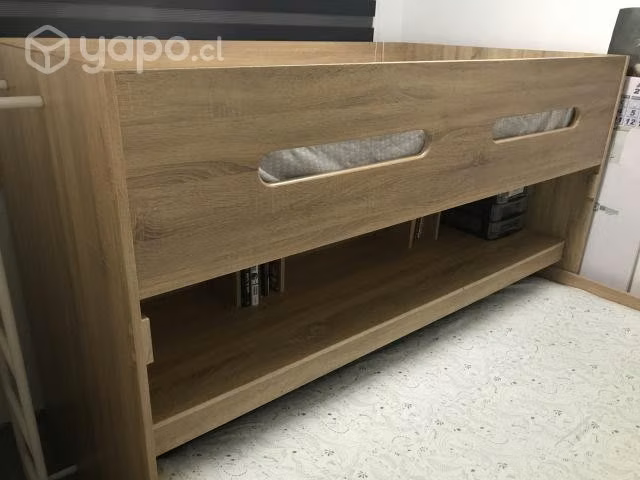 Camarote Plaza 1,5 Multifuncional Oak