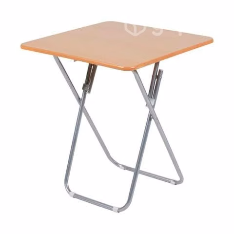Mesa Comedor Plegable Cuadrada 70 CM Café Claro - Imagen 2
