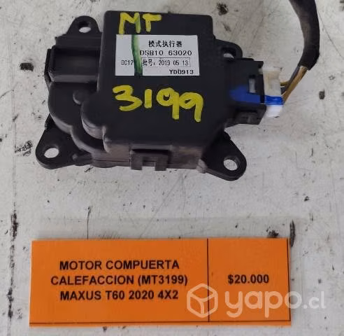 Motor Compuerta Calefacc (MT3199) Maxus T60 2020
