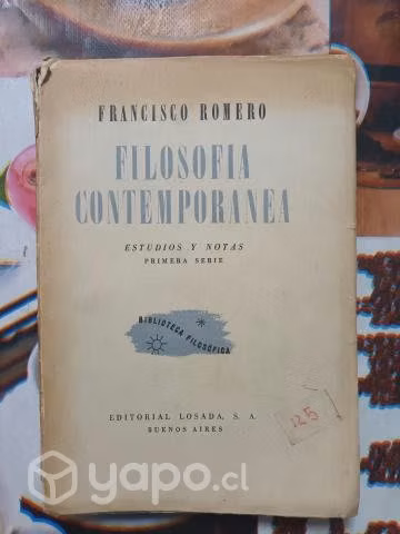 Filosofía Contemporánea de Francisco Romero