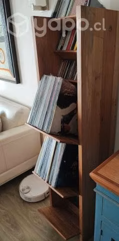 Mueble inclinado cds vinilos