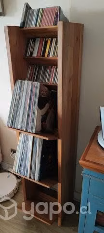 Mueble inclinado cds vinilos