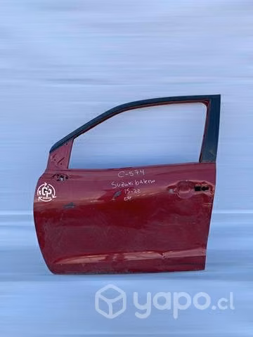 Puerta delantera Lh Suzuki Baleno 2015 2022