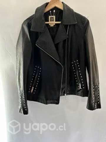 Chaqueta cuero americanino