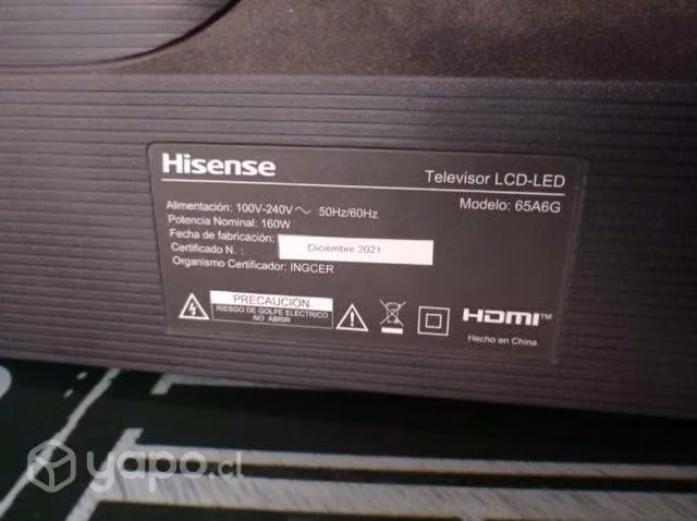 Smart tv 65 pulgadas Hisense 4k Android - Imagen 2