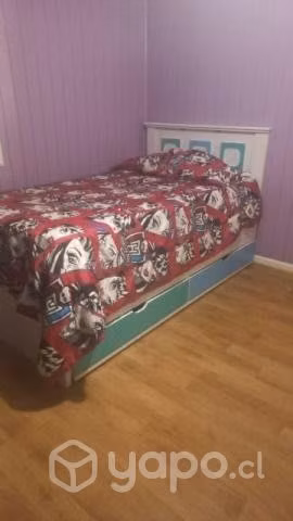 Cama de plaza y media