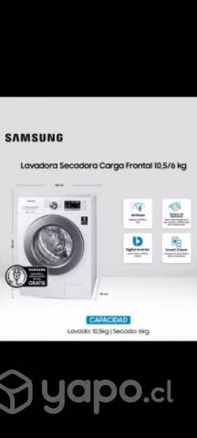 Lavadora secadora samsumg