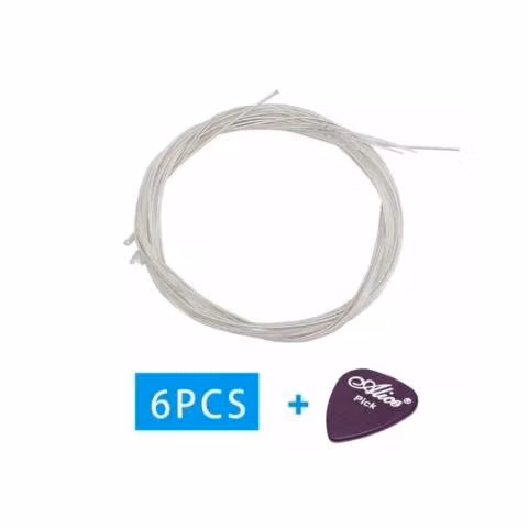 Cuerdas De Nylon Para Guitarra Acustica + Uñeta