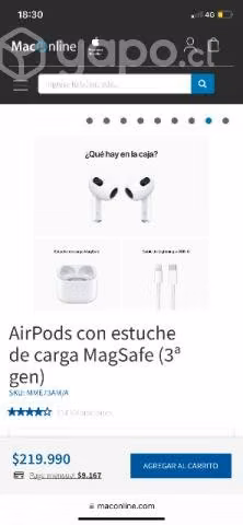 Airpods 3ra generación