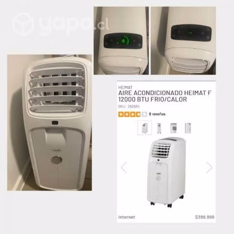 Aire Acondicionado Portátil 12.000 BTU cómo nuevo