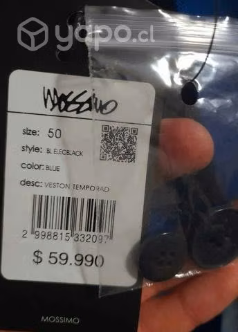 Chaqueta de Vestir Hombre Mossimo