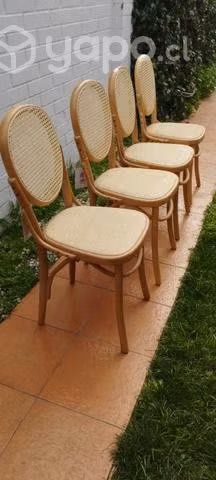 4 Sillas junco Stom nuevas a domicilio