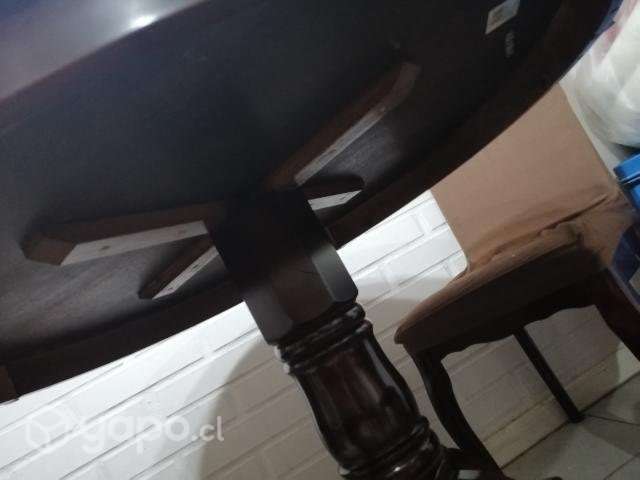 Comedor de madera 4 sillas impecable - Imagen 2