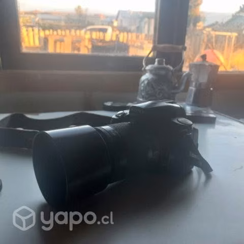 Camara Sony A390 con lentes de 55 y 200 mm