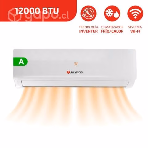 Aire Acondicionado 12000 btU Inverter Splendid