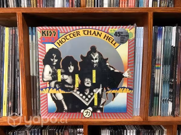 Vinilo de Kiss - Hotter Than Hell (disco de color)